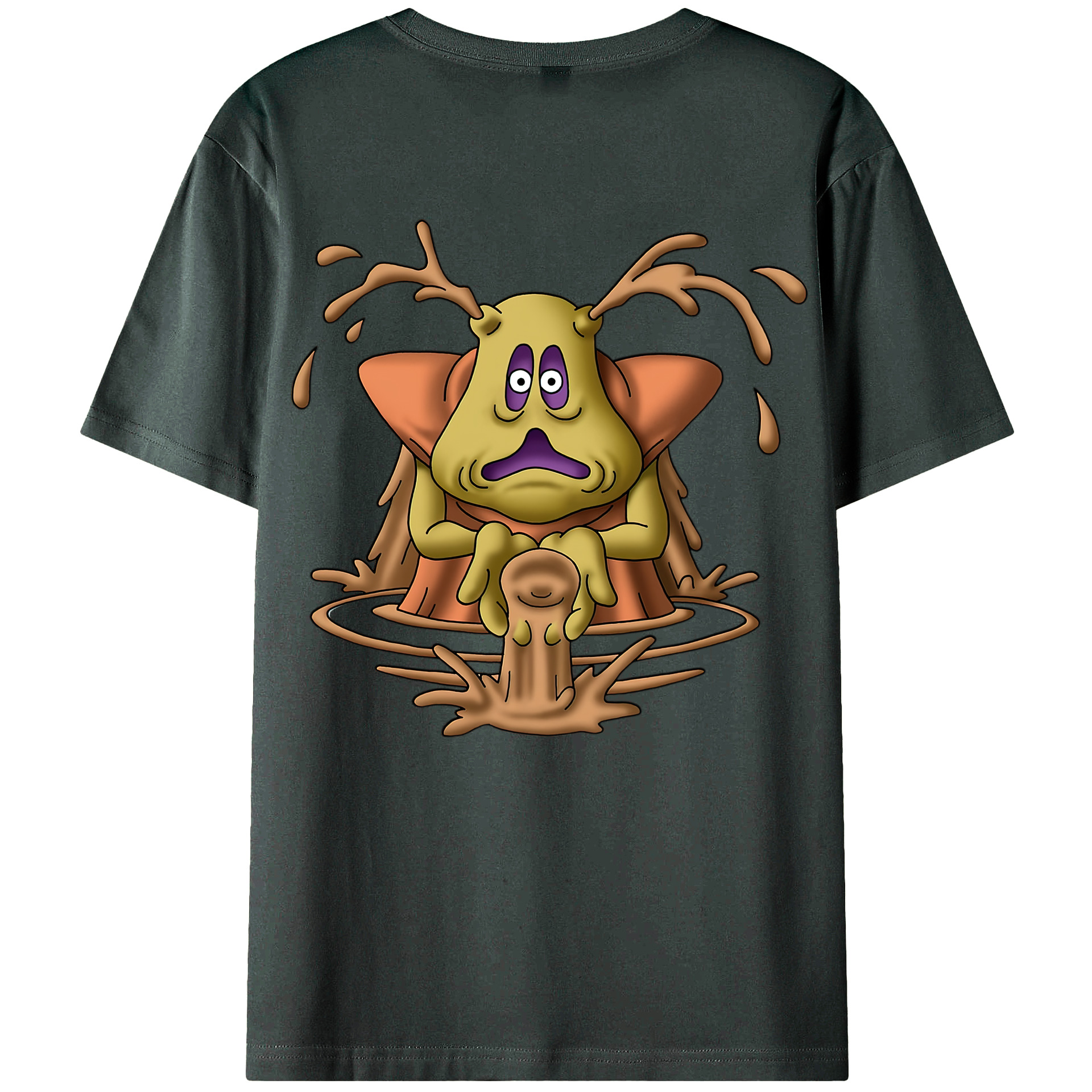 （画像用） ドラゴンクエスト Doragon Kuesuto Dragon Quest 綿100％ メンズ半袖Tシャツ（バックプリント） 通気性